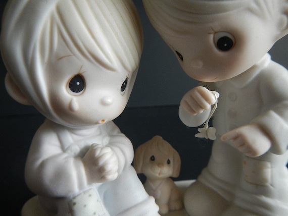 Vintage Precious Moments Figurine - CHOICE- He Watches Over