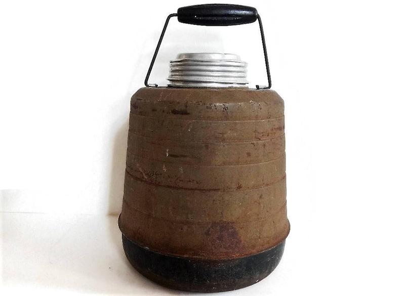 Antique Ceramic Water Cooler or Jug PAT NO 771123 Metal Etsy