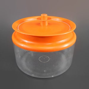 Vintage Orange Tupperware Dry Goods Container Set Sticker/Magnet