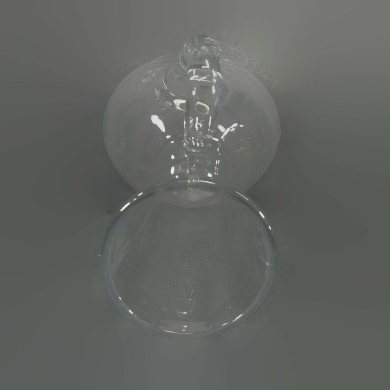 Antique Hospital Urinal Clear Glass With Handle Medical Etsy