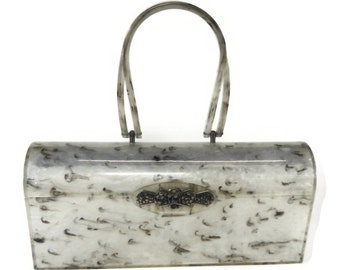 RARE Vintage Wilardy Designer Purse or Handbag - Marbled