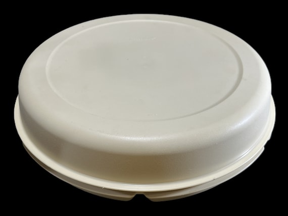 Vintage Tupperware Serving Center - 2 Pc Divided Veggie Tray