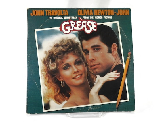 Vintage Grease Record Album - Movie Soundtrack, 1978, Vinyl