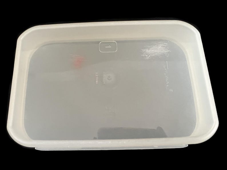 Vintage Tupperware Shallow Container, Lid - Modular Mates Rectangle 1 ...
