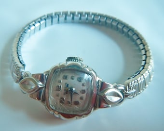 Vintage Benrus Womens Watch Wind up Silver Tone 10k RGB  display picture 2