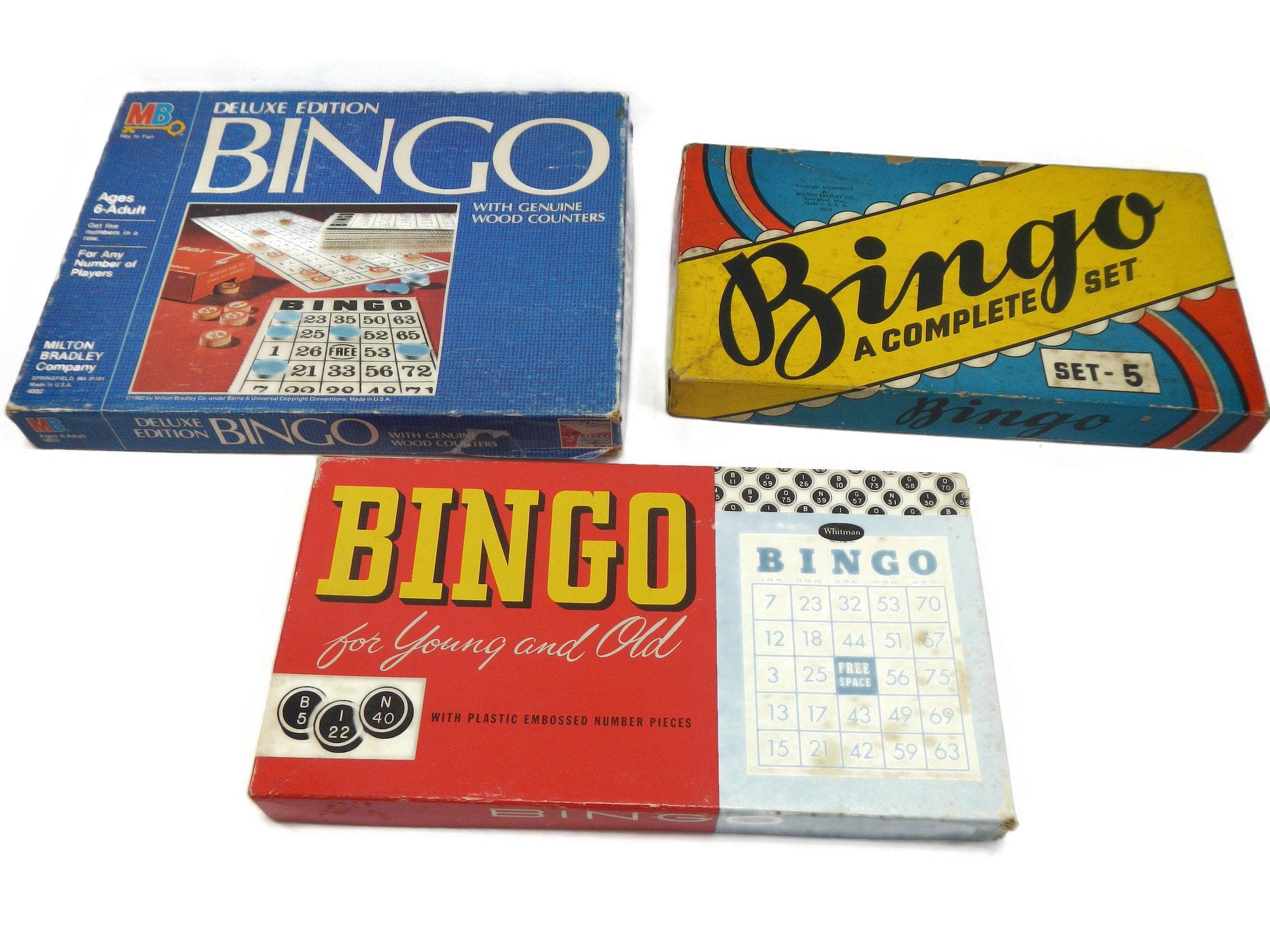 アメリカヴィンテージ ビンゴカード 50冊 Vintage Milton Bradley Bingo Cards - Etsy