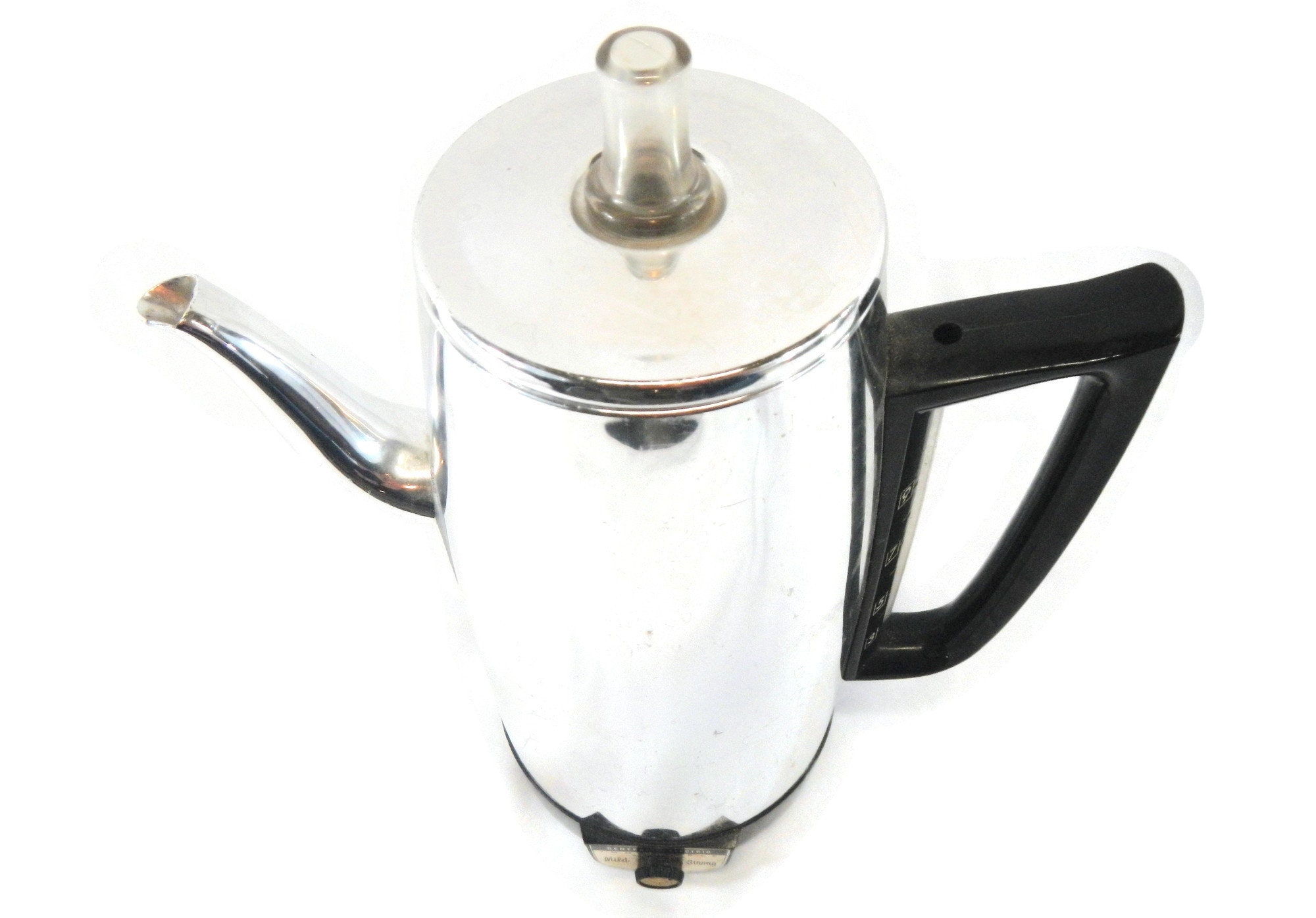 Vintage GE koffie percolator-chroom 9 immersible | Etsy