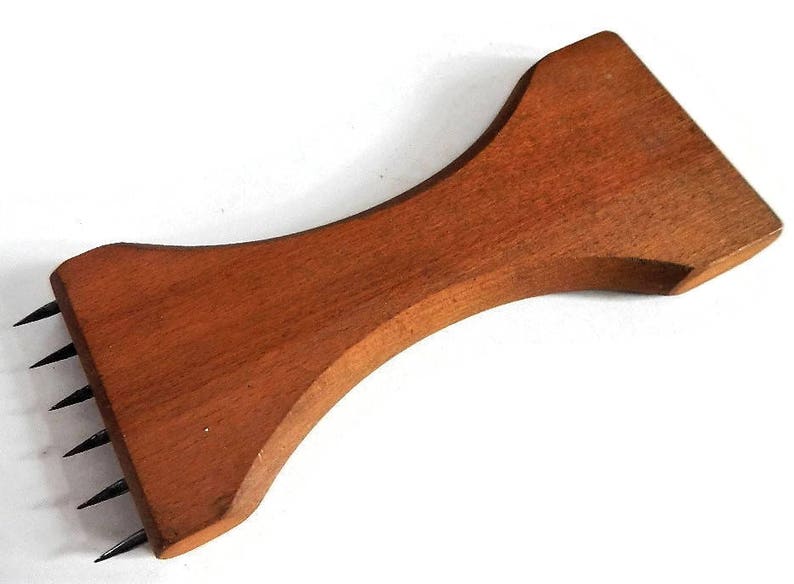 Vintage Wooden Carpet Stretcher or Upholstery Tool Punch Etsy