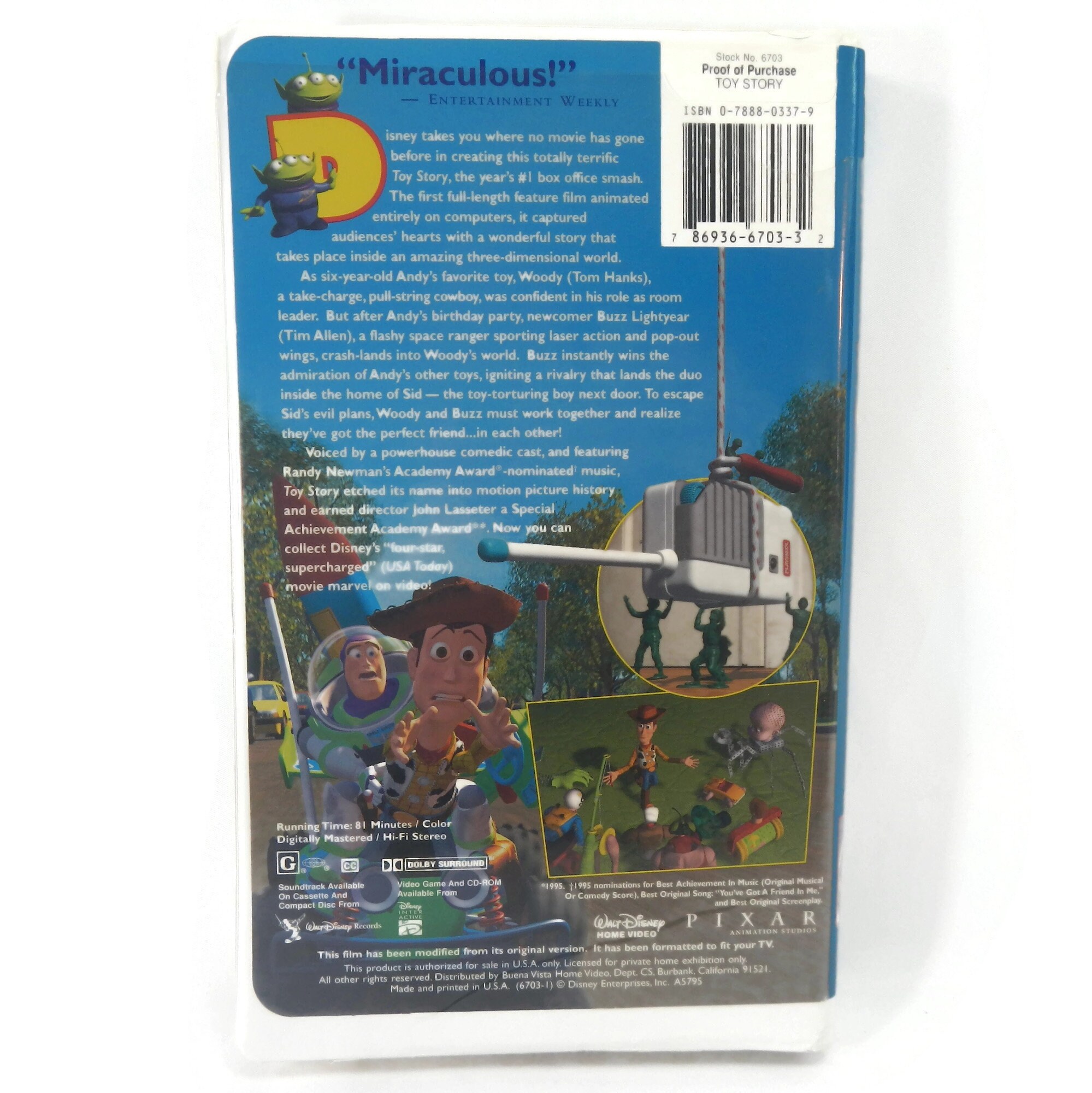 その他 Toy Story [VHS] Toy Story VHS Walt Disney Pixar Collectible 786936670332| eBay
