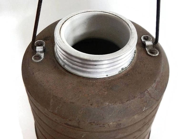 Antique Ceramic Water Cooler or Jug PAT NO 771123 Metal Etsy