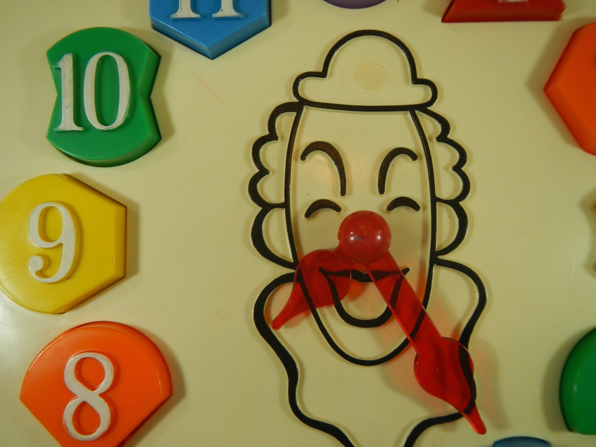 Vintage Romper Room Fun Time Puzzle Clock - Hasbro, 1970