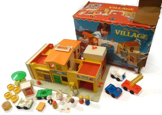 fisher price village 1973