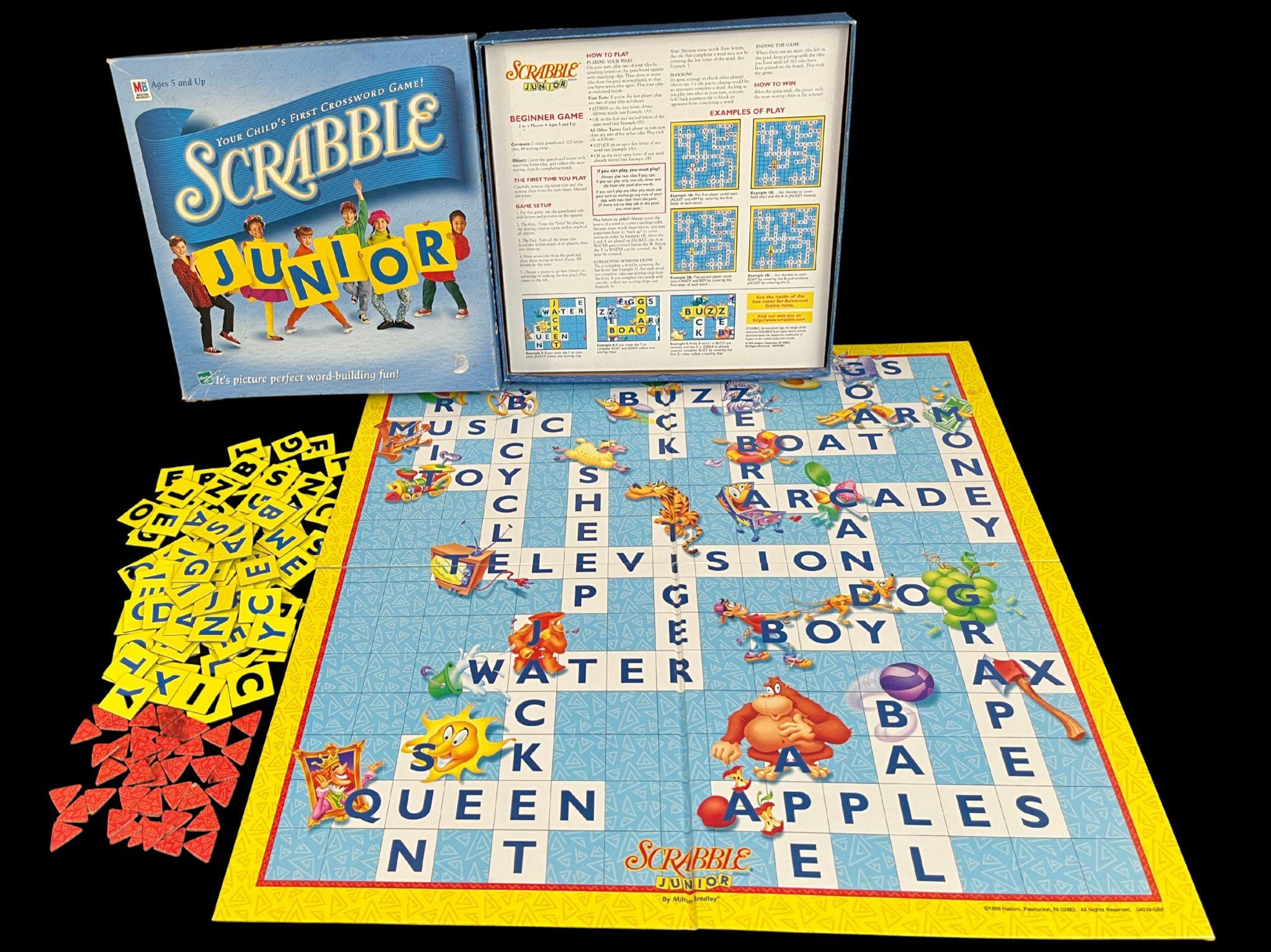 キッズ・ファミリー SCRABBLE Amazon.com: Hasbro Gaming Scrabble Junior Board Game | 2-4