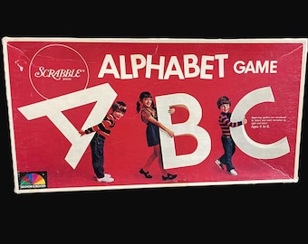 Vintage Scrabble Junior Game - Milton Bradley, Hasbro, #4039, 1999