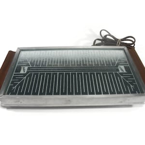 Vintage Electric Food Warming Tray - Salton, model #H-110, WORKS! - food warmer, buffet, serving, server, home appliance, entertaining