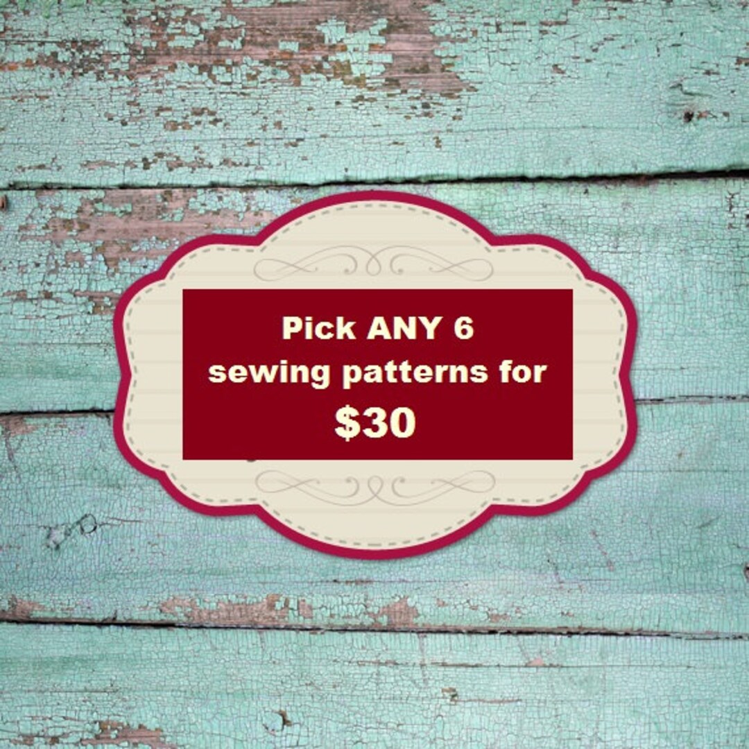 Vintage Lot of 6 Assorted Sewing Patterns Your Choice Simplicity, Vogue ...