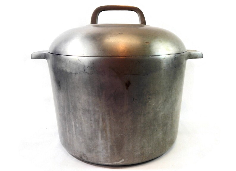 Vintage Wagner Ware Magnalite Stock Pot with Lid 4738P 8 Etsy