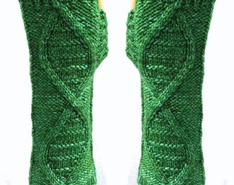 DNA Mitts Knitting Pattern
