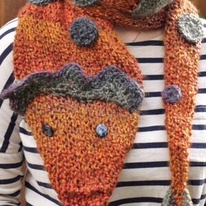 Spotted Orange Carnival Dragon Scarf image 3