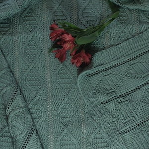 DNA Baby Blanket Knitting Pattern
