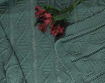 DNA Baby Blanket Knitting Pattern