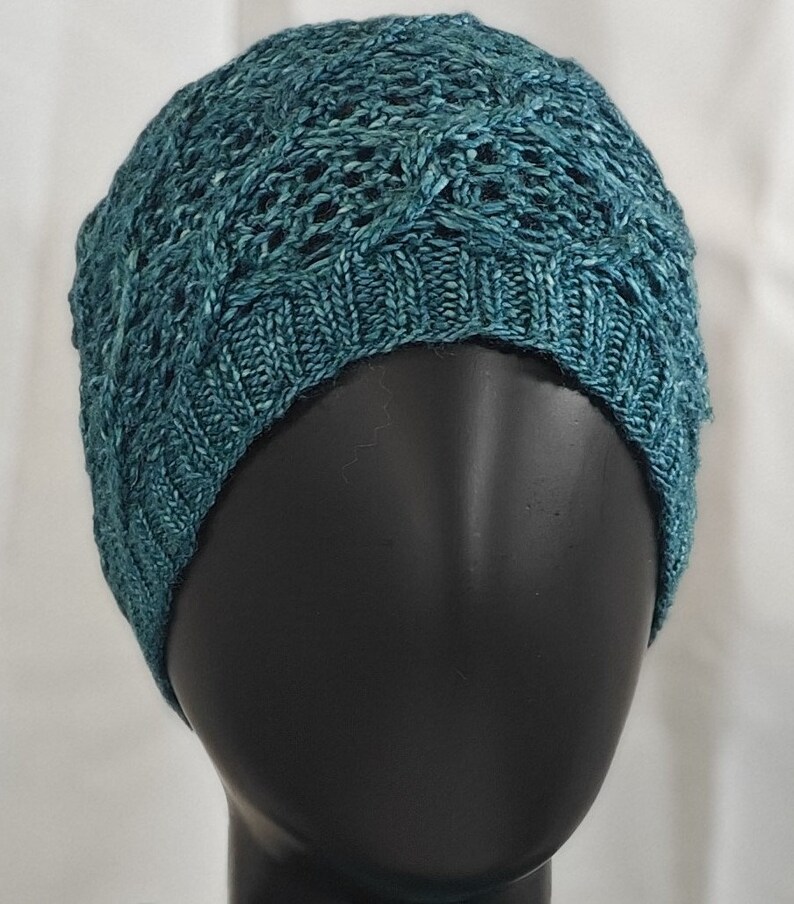 Chain Link Hat Knitting Pattern - Etsy