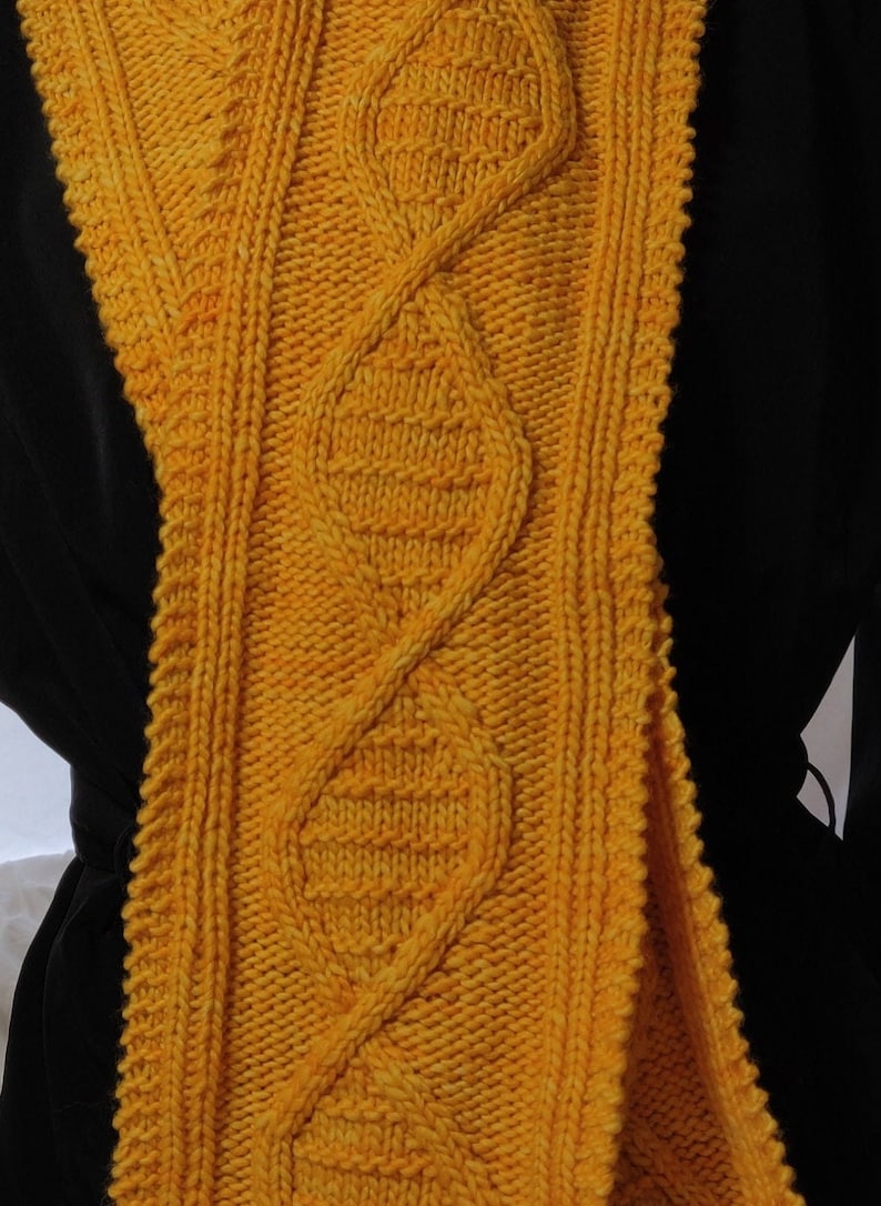 DNA Scarf Knitting Pattern image 1
