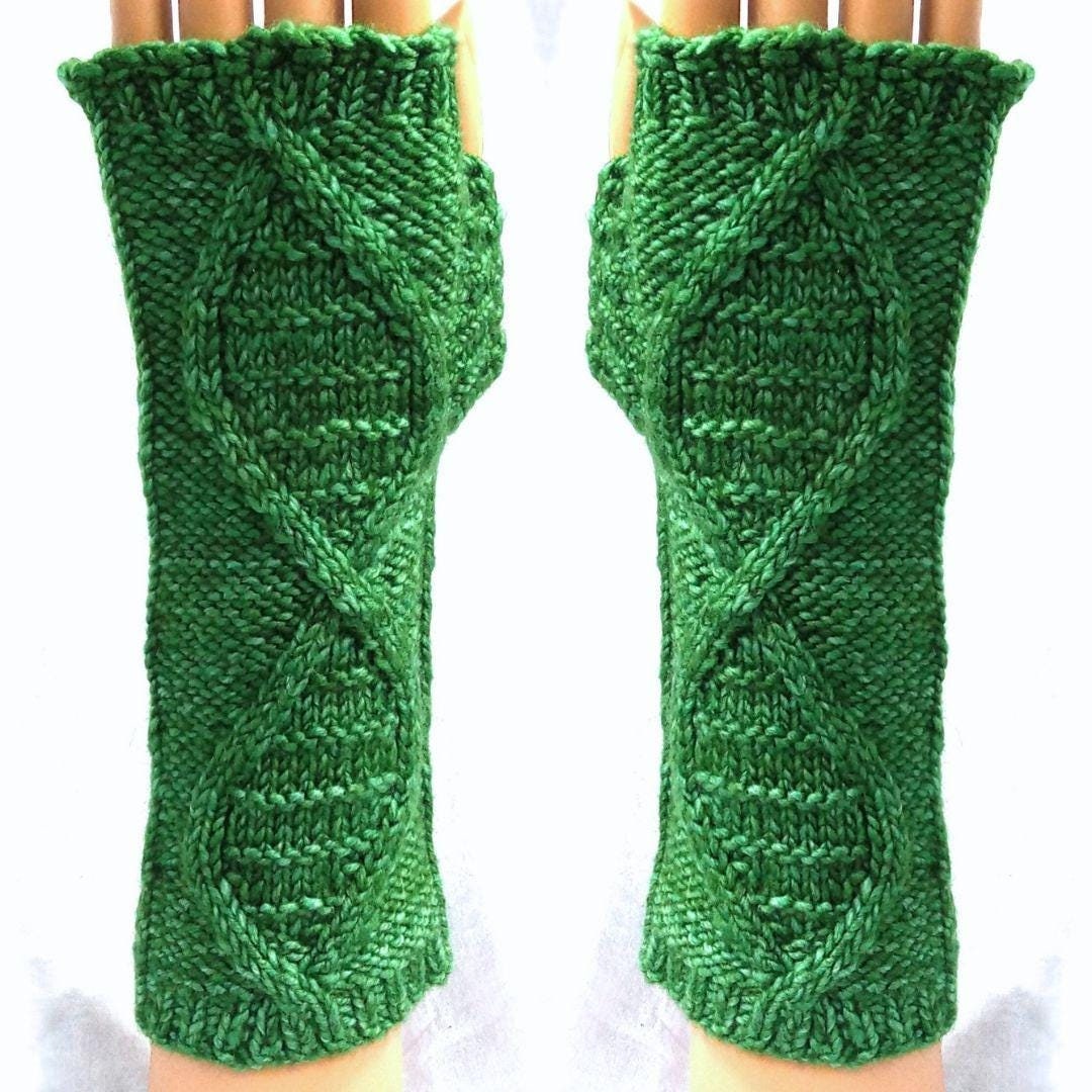 DNA Mitts Knitting Pattern - Etsy