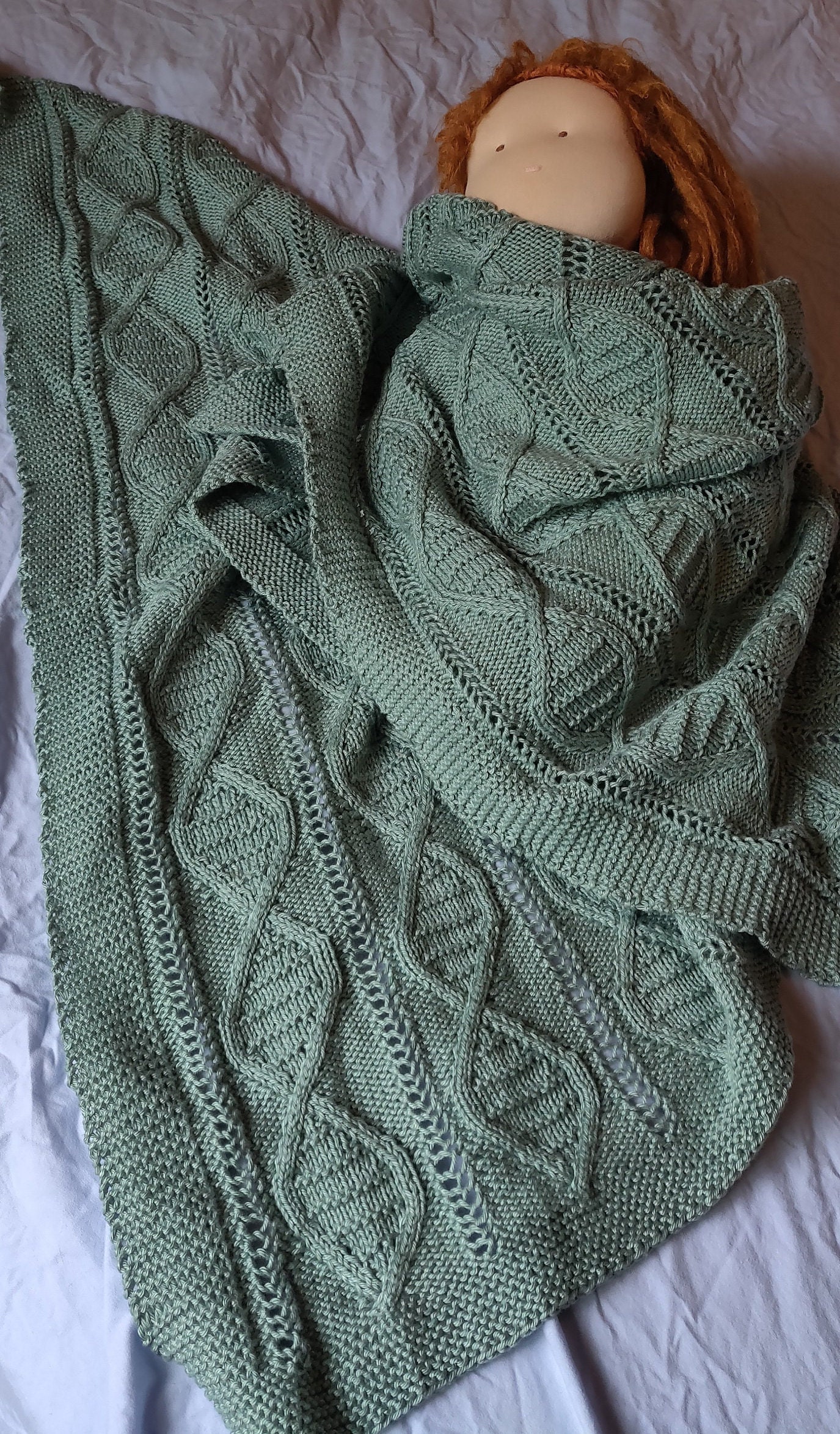 DNA Baby Blanket Knitting Pattern - Etsy