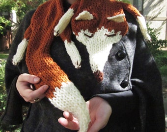 Felix Fox Scarf Knitting Pattern