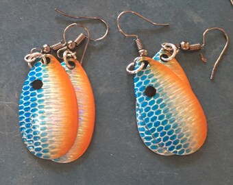 Here Fishy - Blue/ Fishing Tackle Earrings