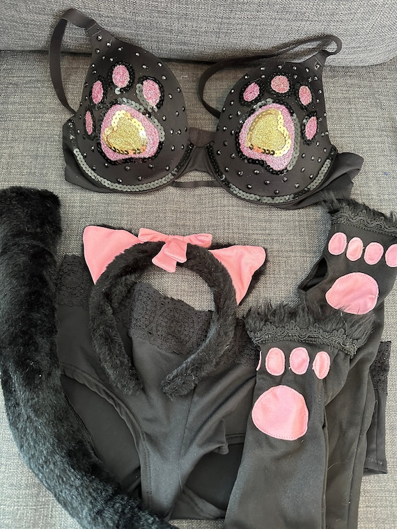 5 Piece Sexy Cat Costume - Etsy 5 Piece Sexy Cat Costume - Etsy