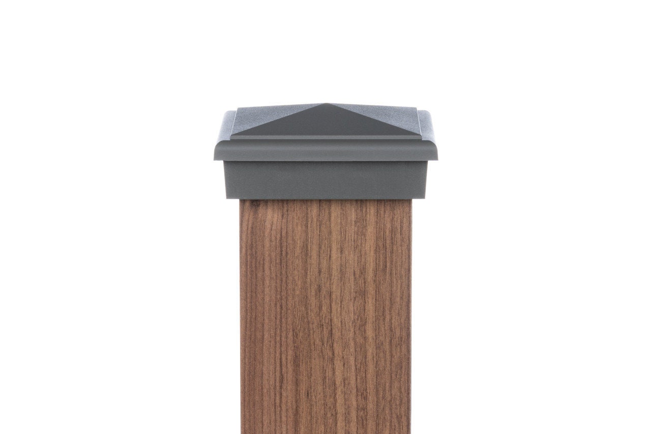 4x4 Post Cap 3.5 GRAY Slim Profile SNAPCAP American Made With a 10 Year Warranty Etsy