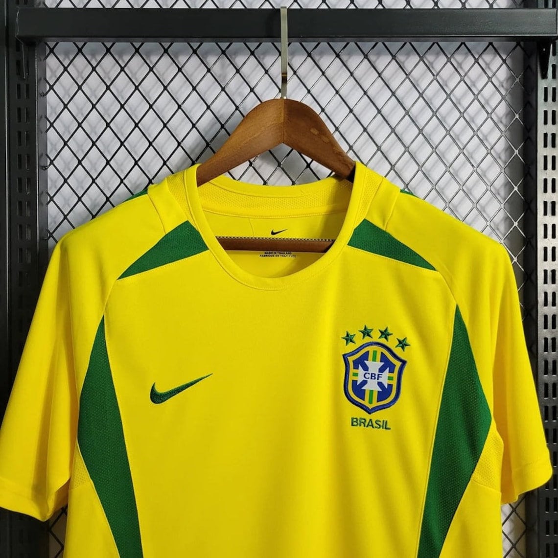 Personalized Name and Number, Brazil Football Vintage Jersey, Rivaldo