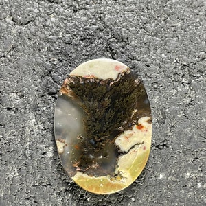 Priday Plume Agate Cabochon