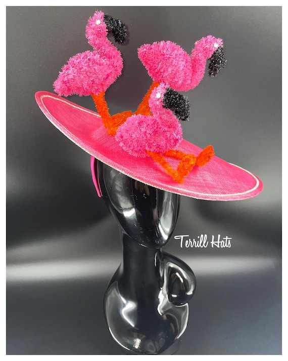 Pink flamingo hat Flamingo Hat - Spirithalloween.com main image 4
