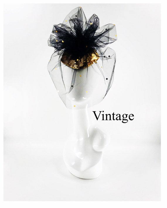 Vintage Whittal & Shon Gold Fascinator
