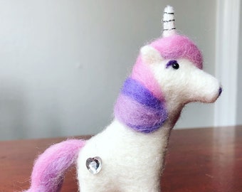 Magical Unicorn! cute animal, unicorn party, tiny unicorn plush, felt animals, fun gifts, collectibles, collectible dolls, birthday gift