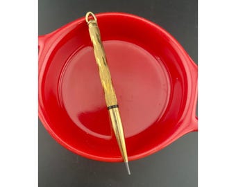 Colgante de portaminas vintage 1/30 de oro laminado de 10 quilates Chatelaine Loop USA mcm