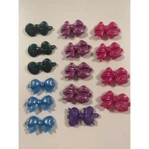 90s Bow Barrettes - Etsy