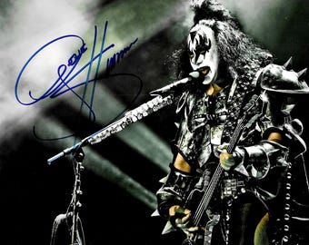 Kiss Gene Simmons, signed autographs Reprint (copy) 8x10 print
