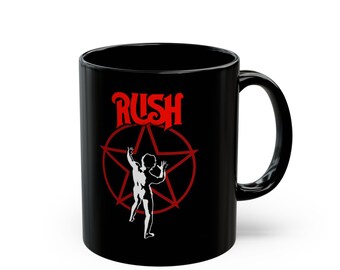 RUSH Starman | Black Ceramic Coffee Cup