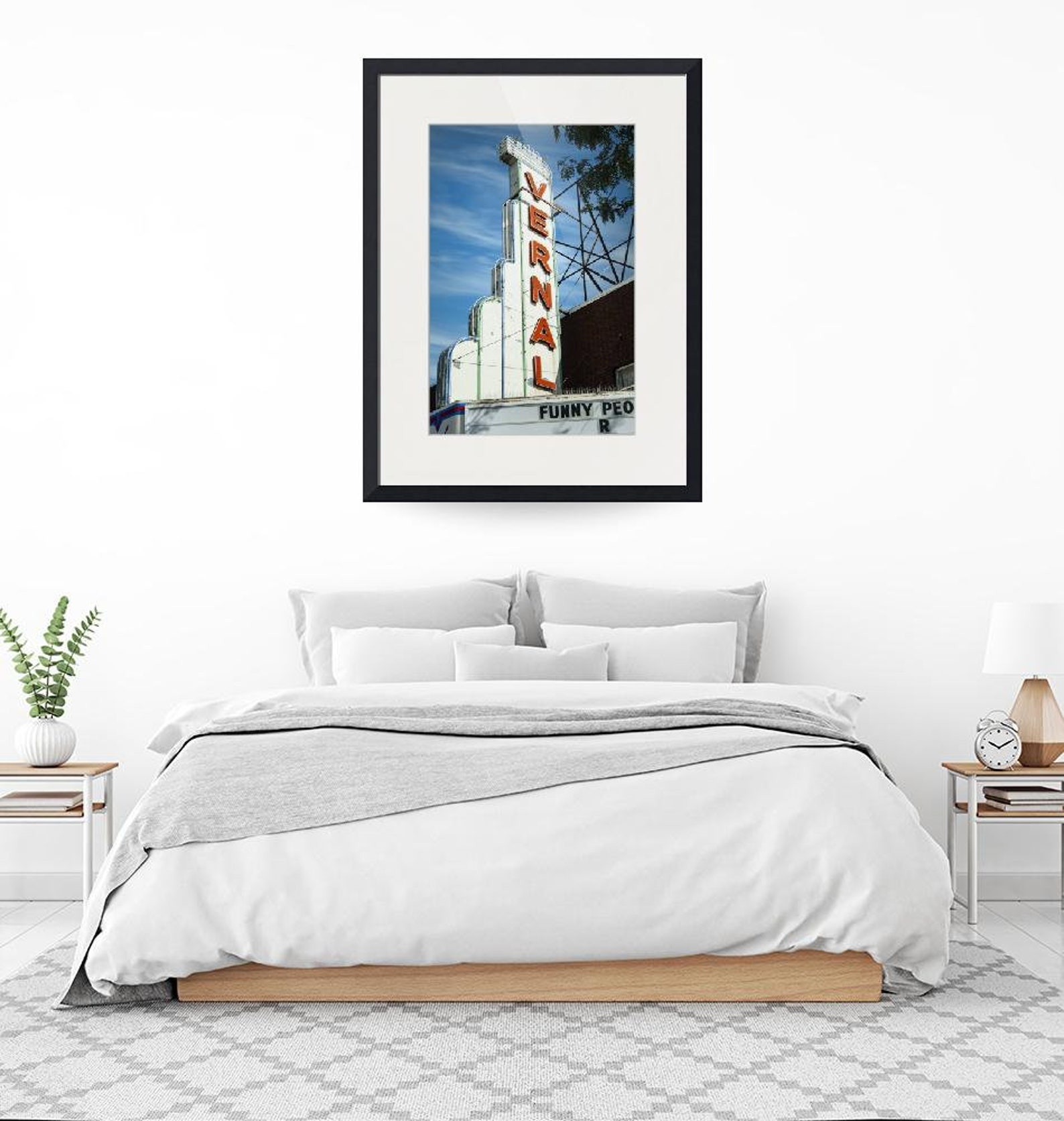 Vernal Theatre Retro Roadside Movie Theatre Marquis Vintage Neon Sign ...