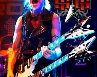 Michael Schenker, MSG, UFO, Autographed 8x10 Reprint (copy) Heavy Metal, Rock and Roll