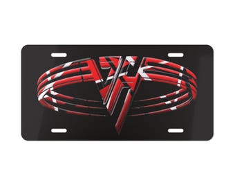 Van Halen, Vanity Plate | Metal License Tag, Automotive Rock n Roll