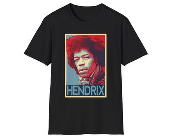 Jimi Hendrix, Graphic T-Shirt | Rock Band Tee