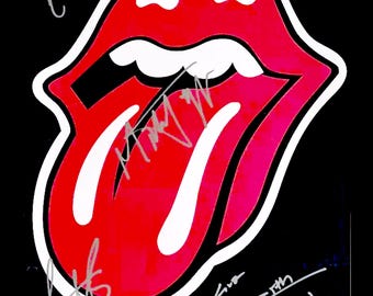 Rolling Stones, Mick Jagger, autographs Reprint (copy) 8x10 print