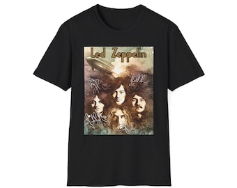 Led Zeppelin, T-Shirt, Vintage Rock Tee, Music Lover Gift, Concert Apparel