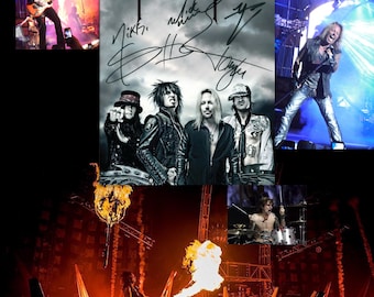 Motley Crue Final Tour signed autographs Reprint (copy) 11x14 poster