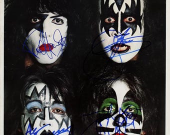 Kiss, Dynasty, signed autographs Reprint (copy) 12x12 Album print